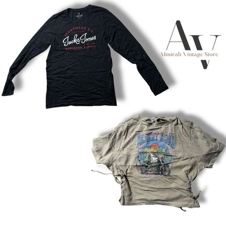 Vintage graphic tops