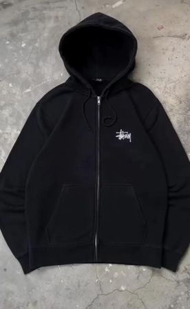 Rework style stussy zipper