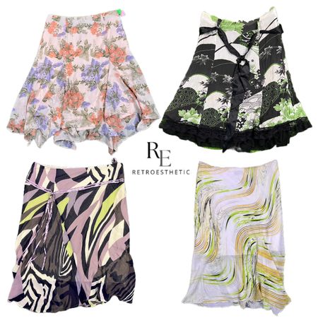 Y2K Forest Vibe Summer Skirts RE-2706