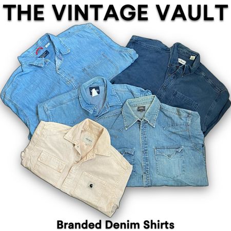 Branded Denim Shirts including Carhartt, Levis and others