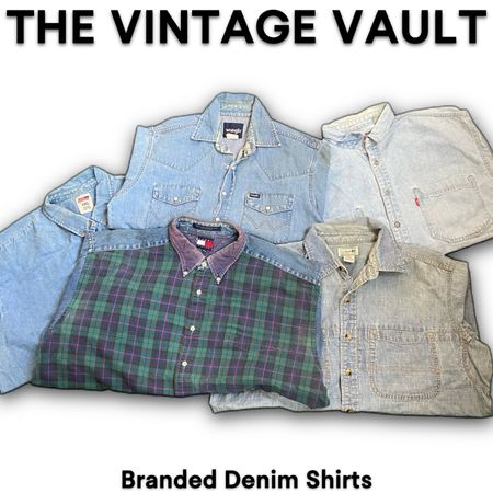 Branded Denim Shirts including Dickies, Levis and others