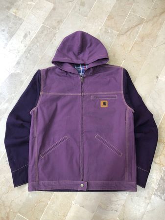 Upcycled Carharrt Hooded Canvas Jacket | Moq 15