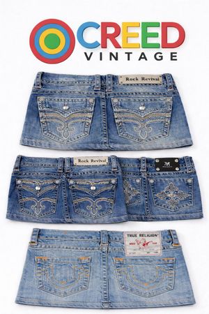 CR5762 Jupes de marque upcyclées