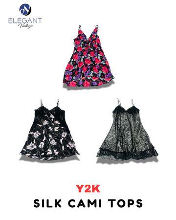 Y2K Silk cami Tops - EV1796