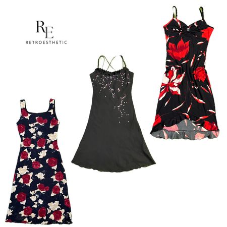 Y2K London Girl Romantic Vibe Long Dress RE-2709