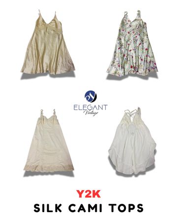 Y2K Seiden-Cami-Tops - EV1800