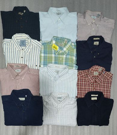 LL.Bean men oxford shirts