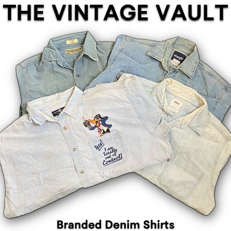 Camisas de Jeans de Marca, incluindo polo, wrangler e outras.