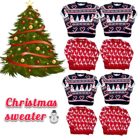 Christmas & printed Sweater