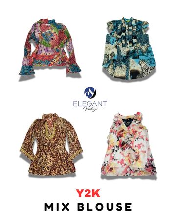 Y2K Mix Blouse - EV1815