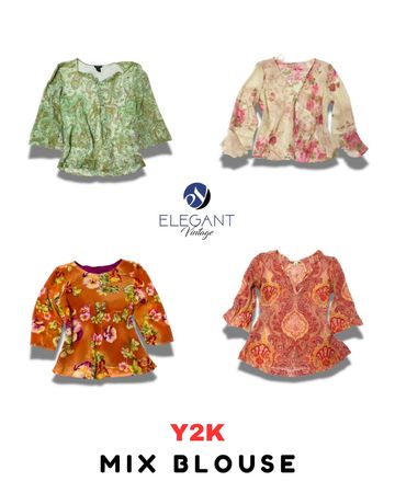 Y2K Mix Blouse - EV1824
