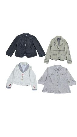 Yv160 Mix Cotton blazer