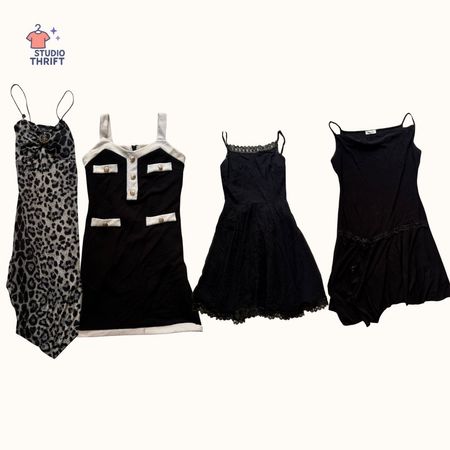 Y2K Black Party Dress Bundle(DR-024)