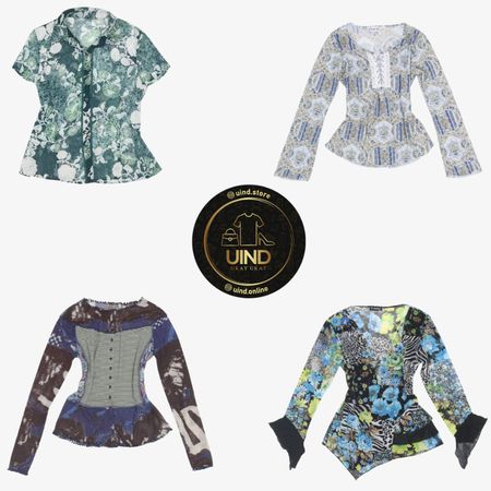 Y2K Sea Breeze Tops Bundle