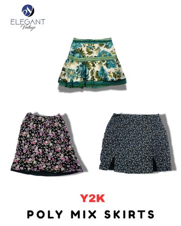 Y2K Poly Mix Skirts - EV1830