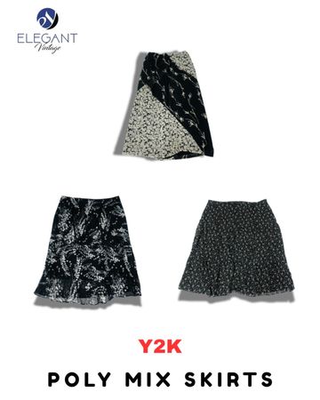 Y2K Poly Mix Skirts - EV831