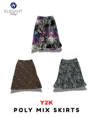 Y2K Poly Mix Skirts - EV1832
