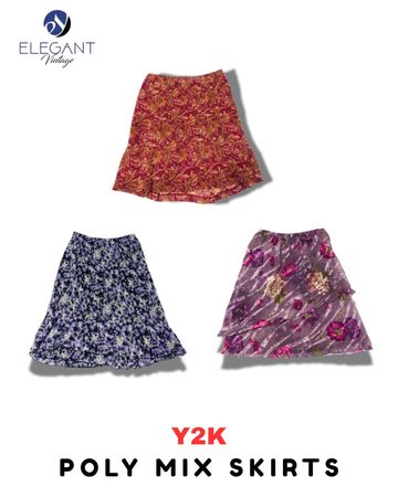 Y2K Poly Mix Skirts - EV1833