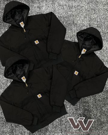 Carhartt reworked style black active jackets #5126