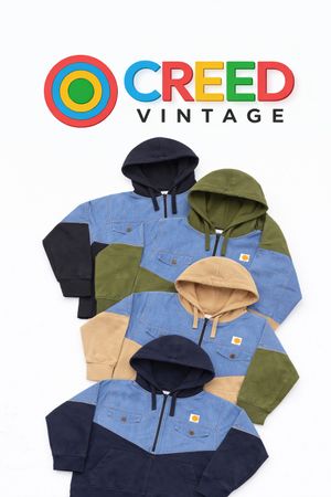 CR1102 Denim Fuse Upcycled Hoodie