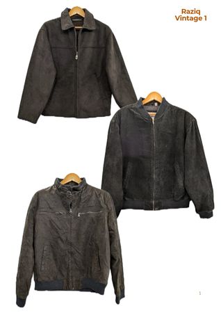 💥 RV1636 Suede Shearling Jackets