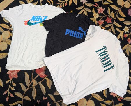Nike Adidas Puma Tommy Hilfiger Chaps Levis Calvin Klein All branded T Shirts