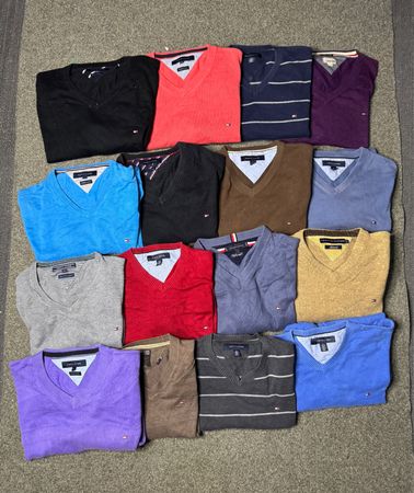 Pull col V Tommy Hilfiger