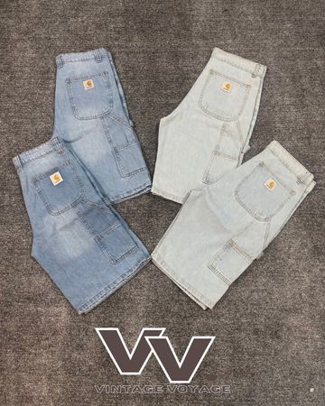 Carhartt reworked style denim shorts #6126