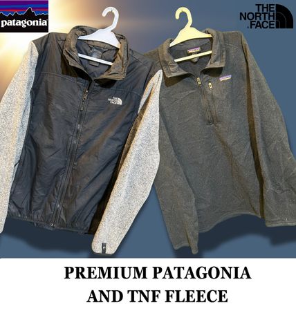 The North Face and Patagonia Fleece