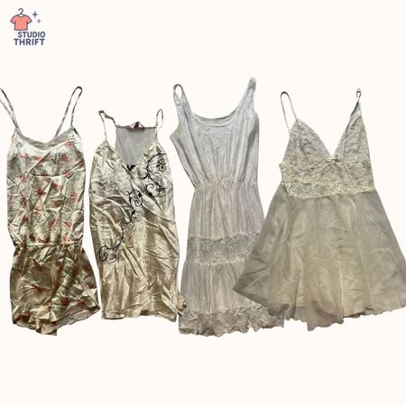 Y2K Silk Lingerie Bundle - Neutral Lace Mix(DR-029)