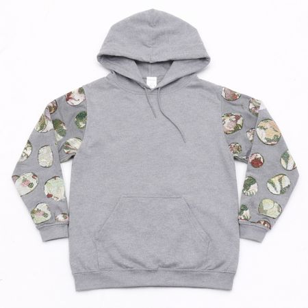 CR1105  Heritage Patch Sleeve Hoodie