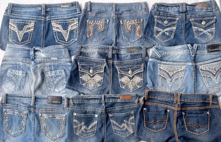 CR5833 Upcycled Y2K Sexy Shorts