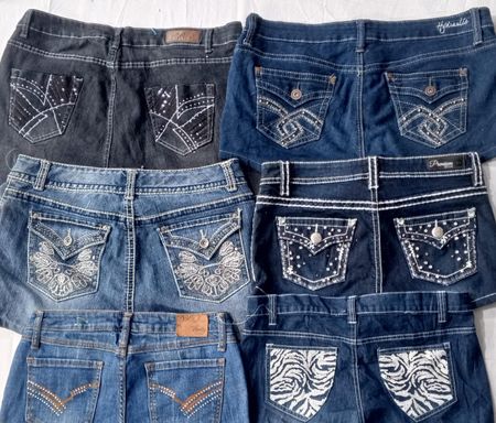 CR5834 Upcycled Y2K Sexy Shorts