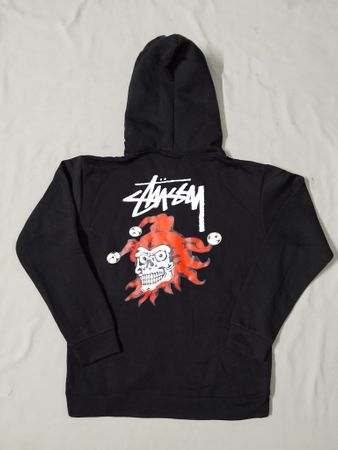 Stussy ninja rework style pullover zipper