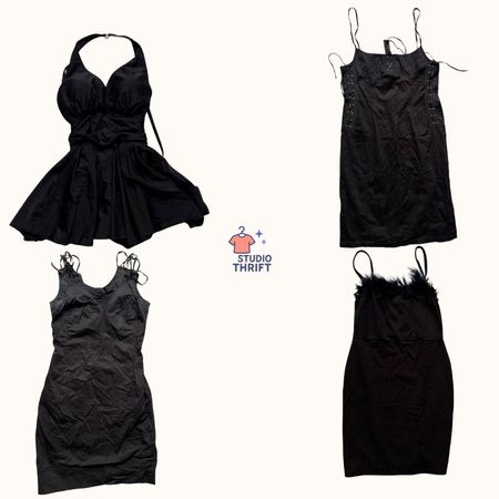 Midnight Vixen Y2K Mini Dress(DR-044)