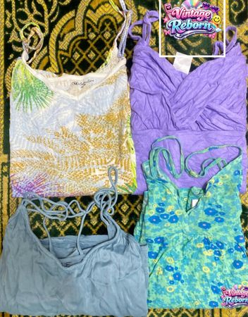 Y2K Island Muse: Vintage Camisole Bundle (VR-192)