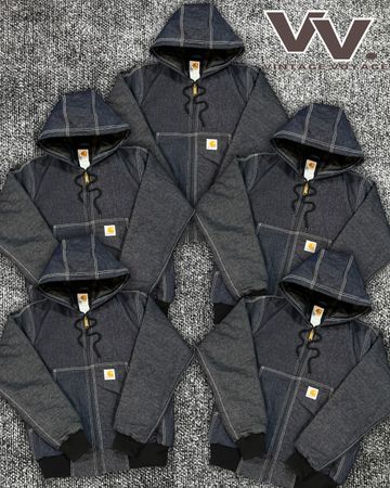 Carhartt reworked style white stitch denim active jackets #7126