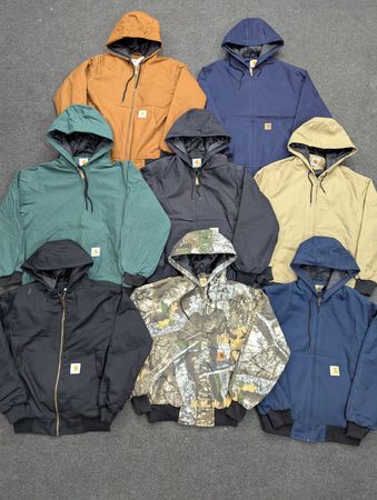 Carhartt Active Wear Rework Style Jackets - Mixed Collection (9 pcs), (C-003)