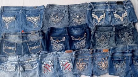 CR5840 Upcycled Y2K Mix Shorts