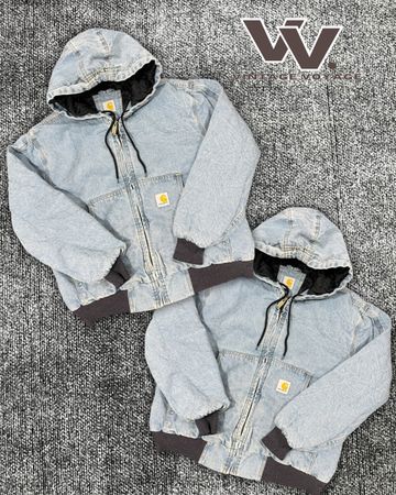 Carhartt reworked style acid wash active jackets #7126