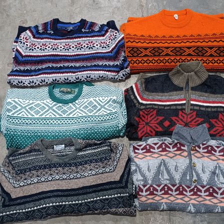 Printed vintage sweaters