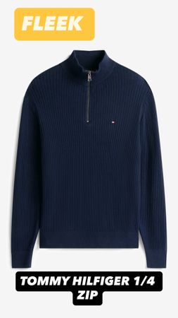 トミー・ヒルフィガー 1/4 ジップ 20 ピース