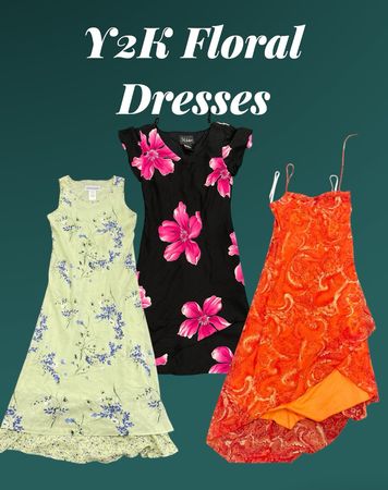 Y2K Floral Dresses - e6 (07/01)