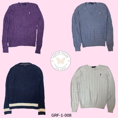 Polo & Tommy Sweater Bundle – Branded Retro Streetwear Mix (GRF-1-008)
