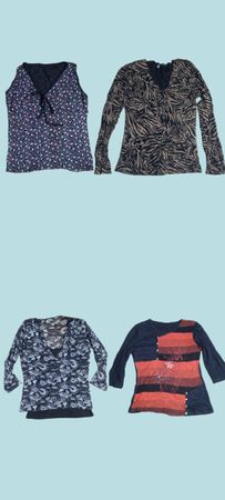 Y2K / 90s Style Long & Short Sleeve Tops TM 002