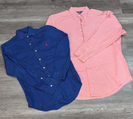 1970 - Ralph Lauren Chemises à manches longues et à manches courtes