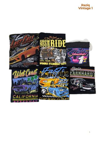 RV1678 Nascar printed Tshirts