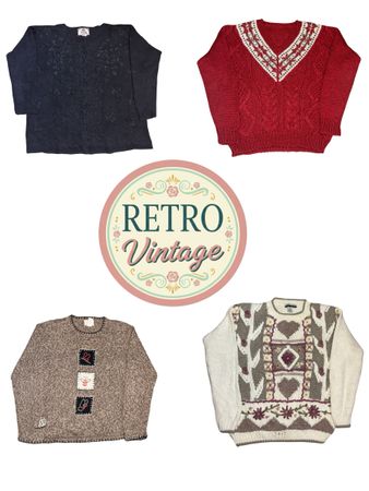 Vintage Strickwaren Drop