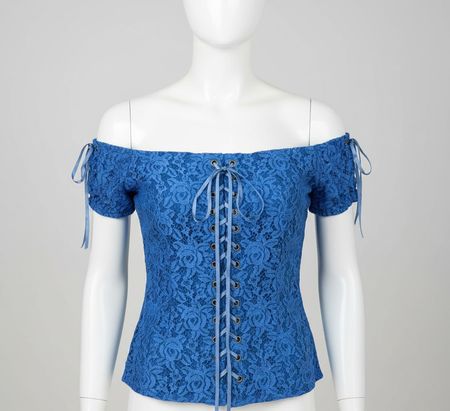 Blouse imprimée style Y2K de 1981