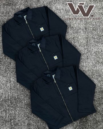 Carhartt reworked style black Detroit jackets #8126